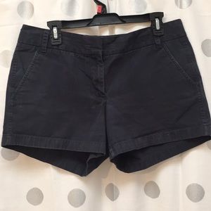 Navy blue chino shorts
